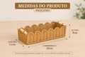 Cesta Organizadora Trançada em Bambu - Organizador para Mesa, Chá, Cosméticos, Snacks e Brinquedos