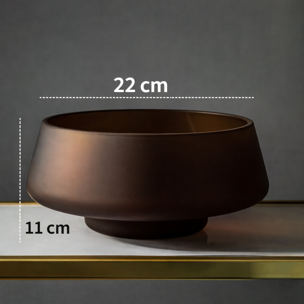 Vaso de Vidro Fosco Premium Estilo Nórdico – Decoração Sofisticada!