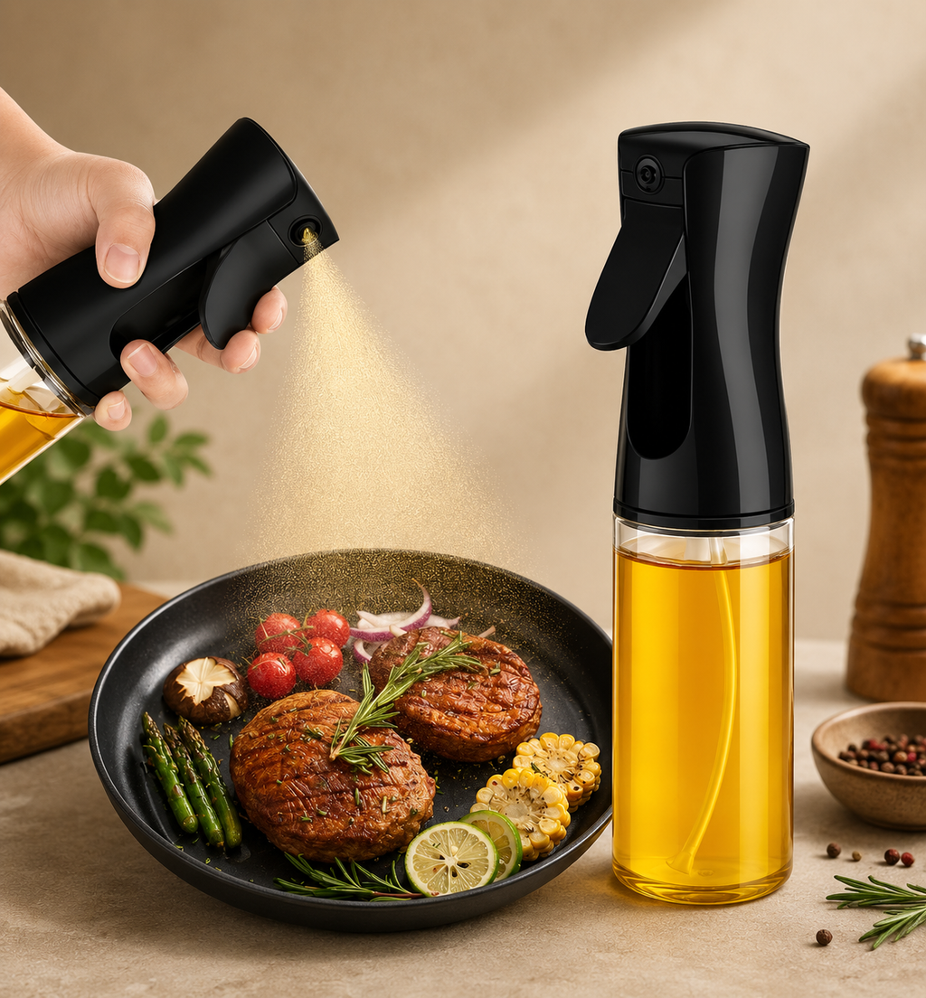 Borrifador de vidro Multiuso - Ideal para azeite e muito mais