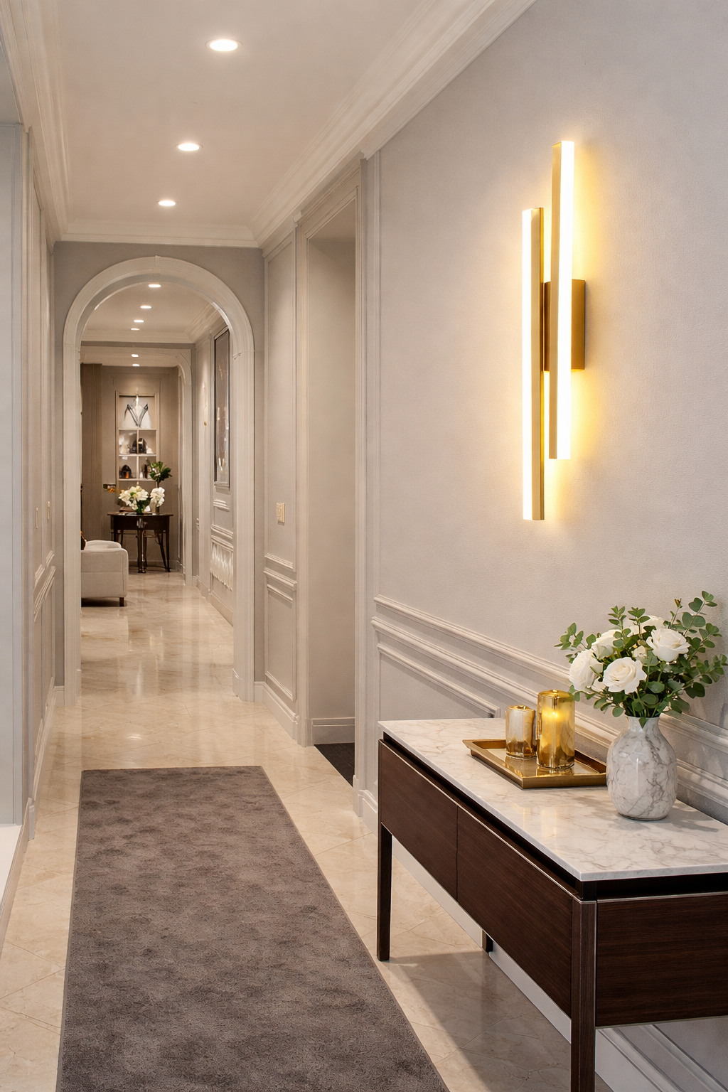 Luminária LED de Parede com Estilo Moderno e Luz Aconchegante