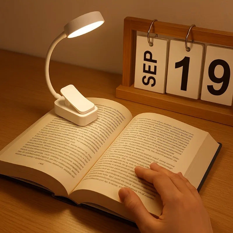 Luz de Leitura Led - Portátil com Clip - USB