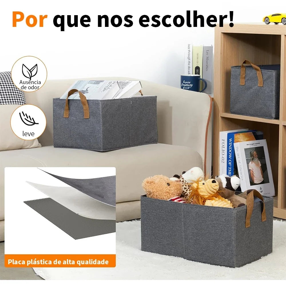 Caixa Organizadora de roupas - Ganhe mais espaço e organize em minutos
