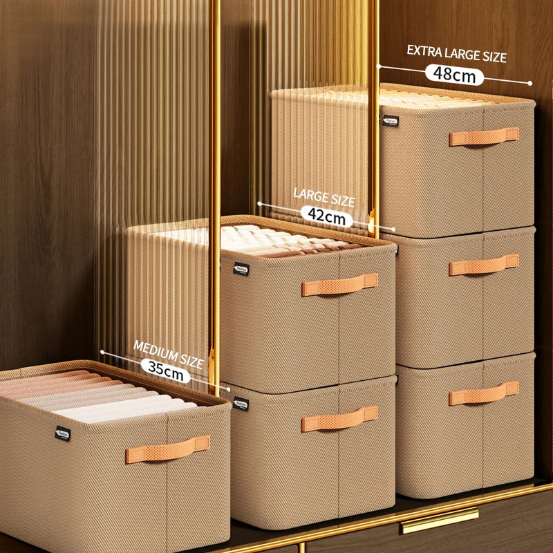 Organizador de Roupas para Gavetas – Dobrável, Resistente e Economiza Espaço