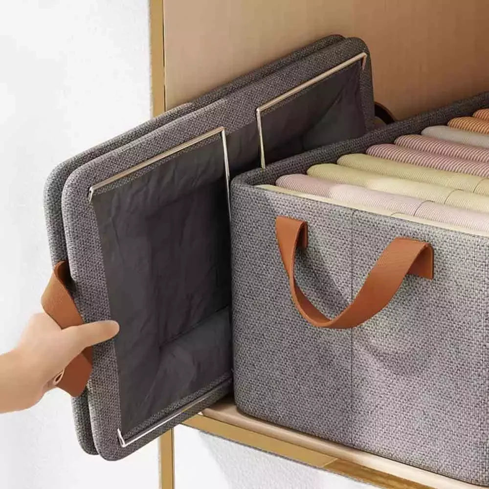 Caixa Organizadora de roupas - Ganhe mais espaço e organize em minutos