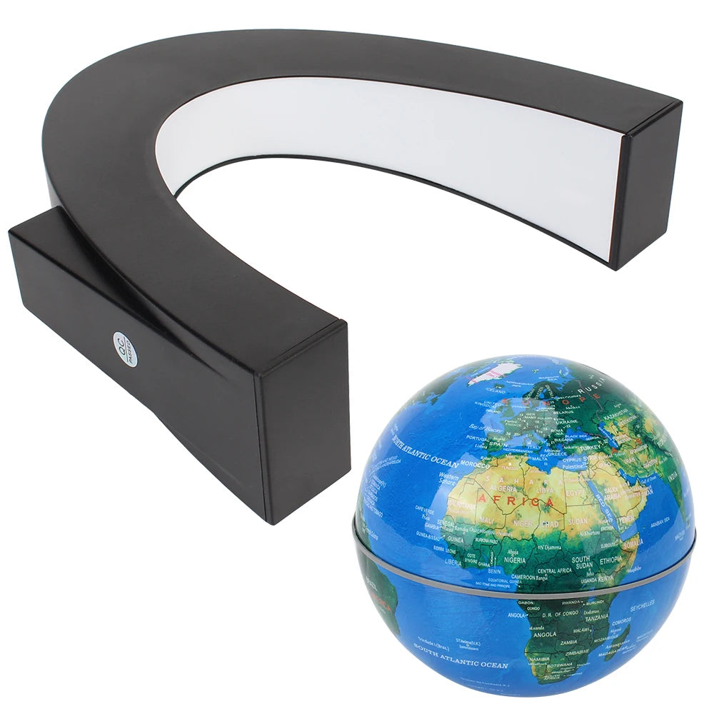 Globo Flutuante Magnético com LED – Iluminação Antigravidade
