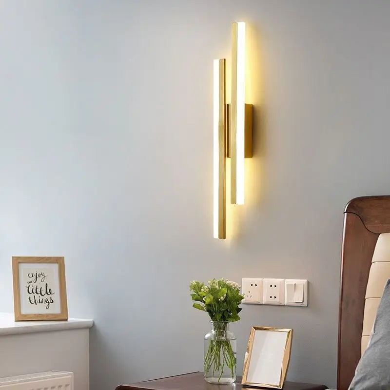 Luminária LED de Parede com Estilo Moderno e Luz Aconchegante