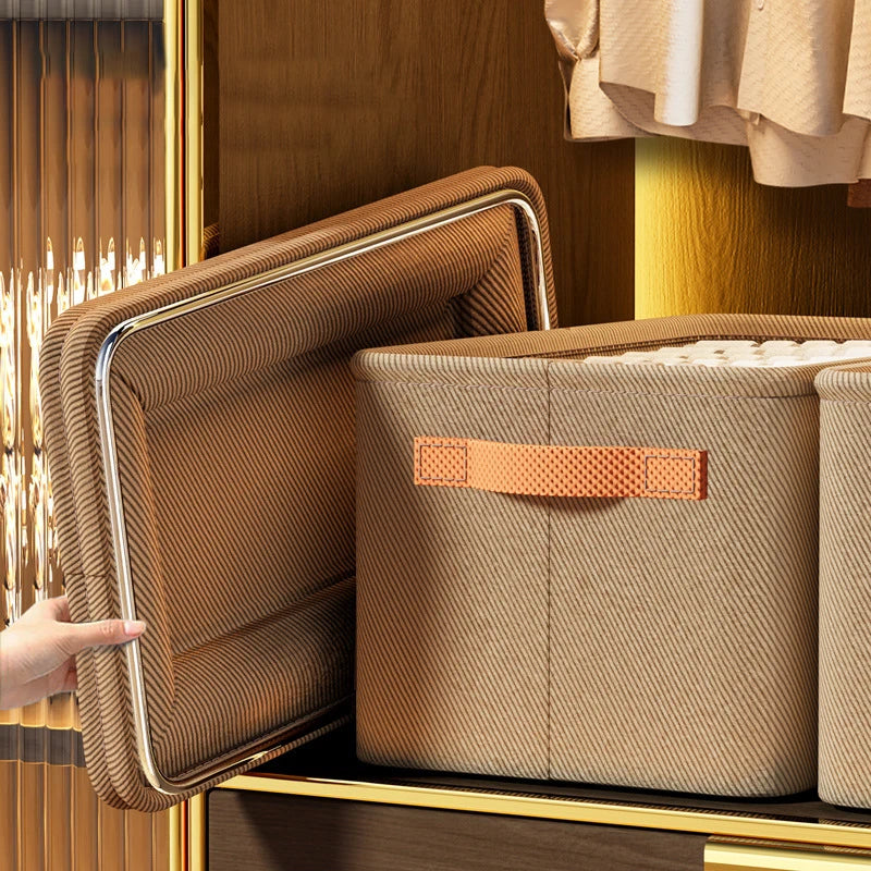 Organizador de Roupas para Gavetas – Dobrável, Resistente e Economiza Espaço
