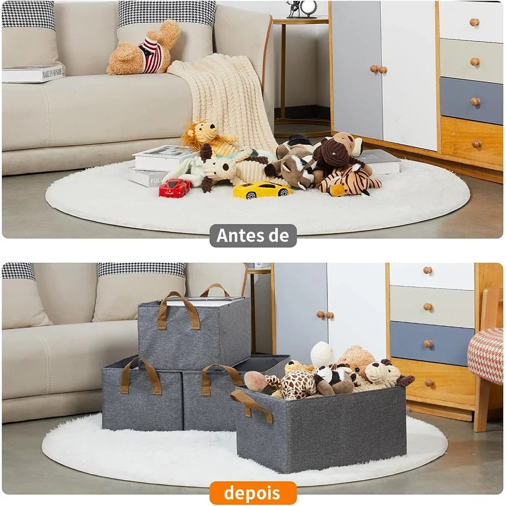 Caixa Organizadora de roupas - Ganhe mais espaço e organize em minutos