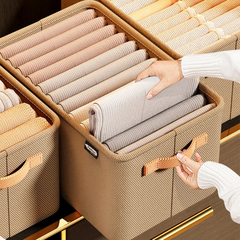 Organizador de Roupas para Gavetas – Dobrável, Resistente e Economiza Espaço