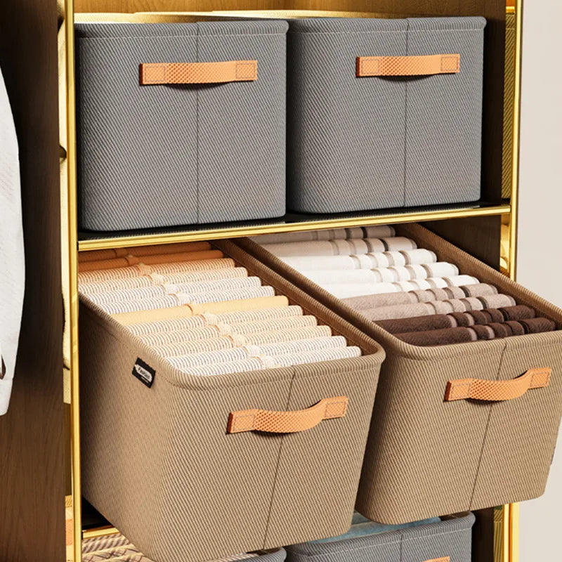 Organizador de Roupas para Gavetas – Dobrável, Resistente e Economiza Espaço
