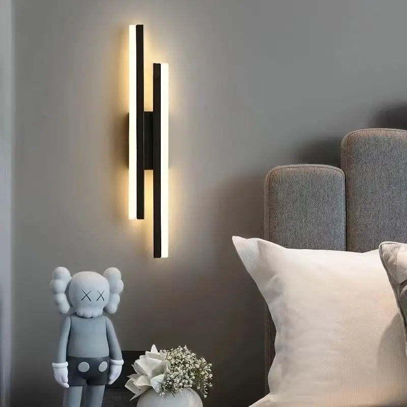 Luminária LED de Parede com Estilo Moderno e Luz Aconchegante