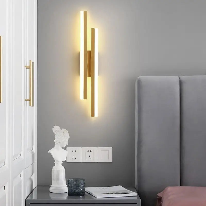 Luminária LED de Parede com Estilo Moderno e Luz Aconchegante