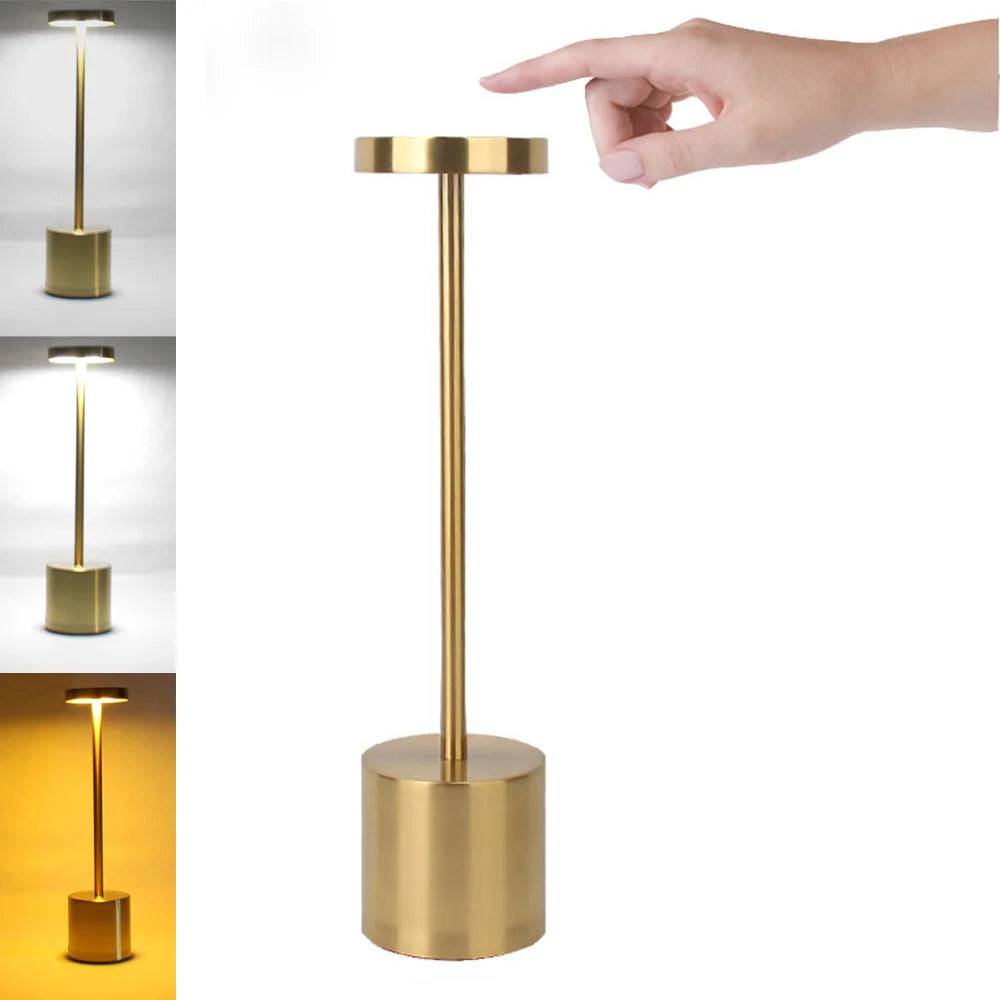 Luminária de Mesa LED com Sensor de Toque sem Fio